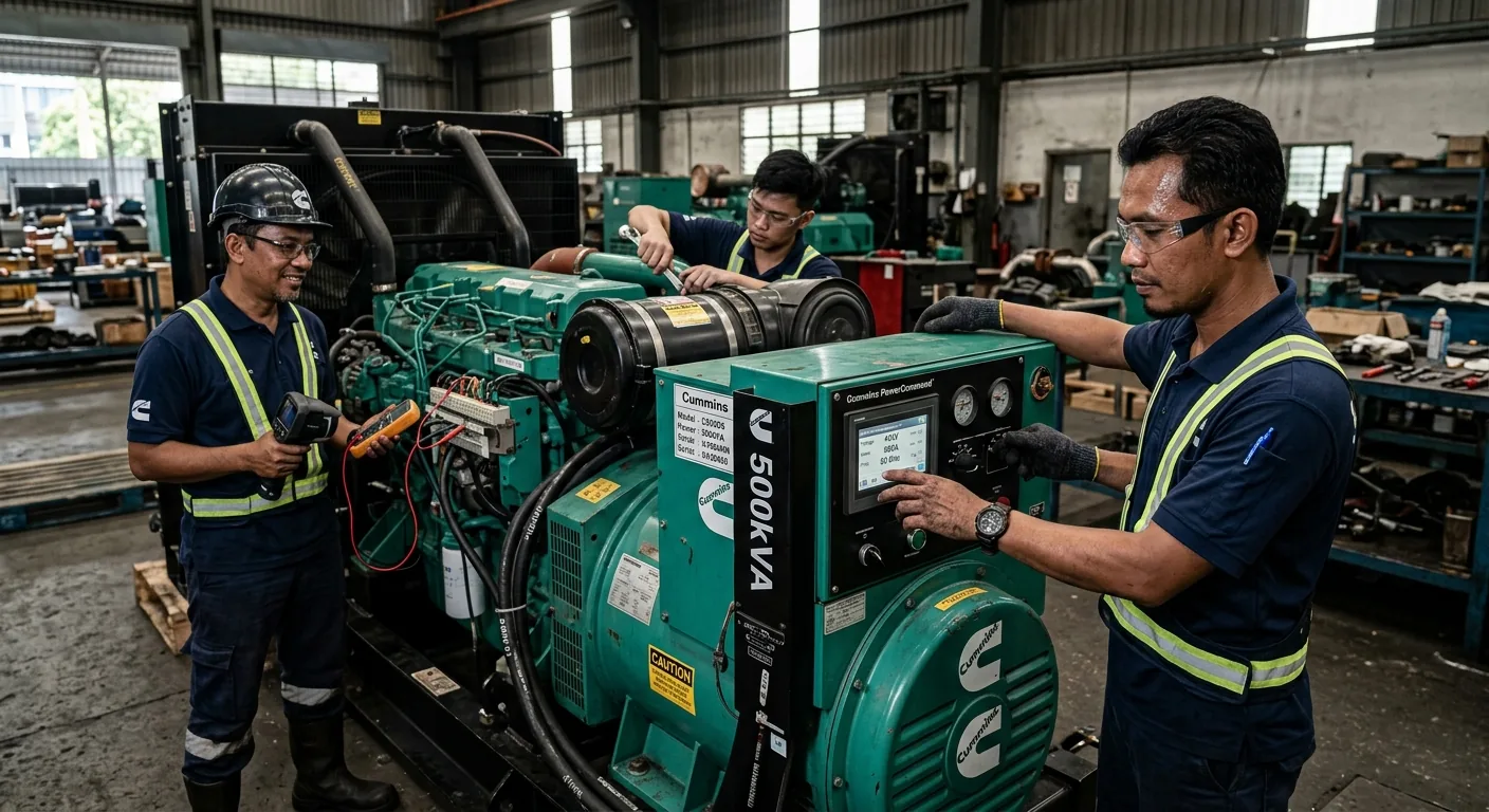 Genset 500 kVA+ untuk Oil & gas, data centre, projek mega